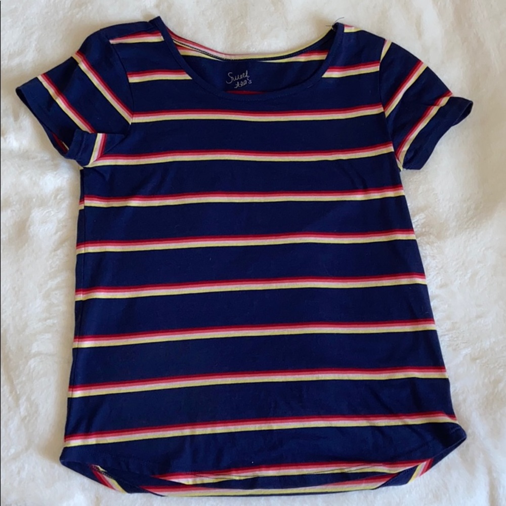Sweet tea blue striped shirt